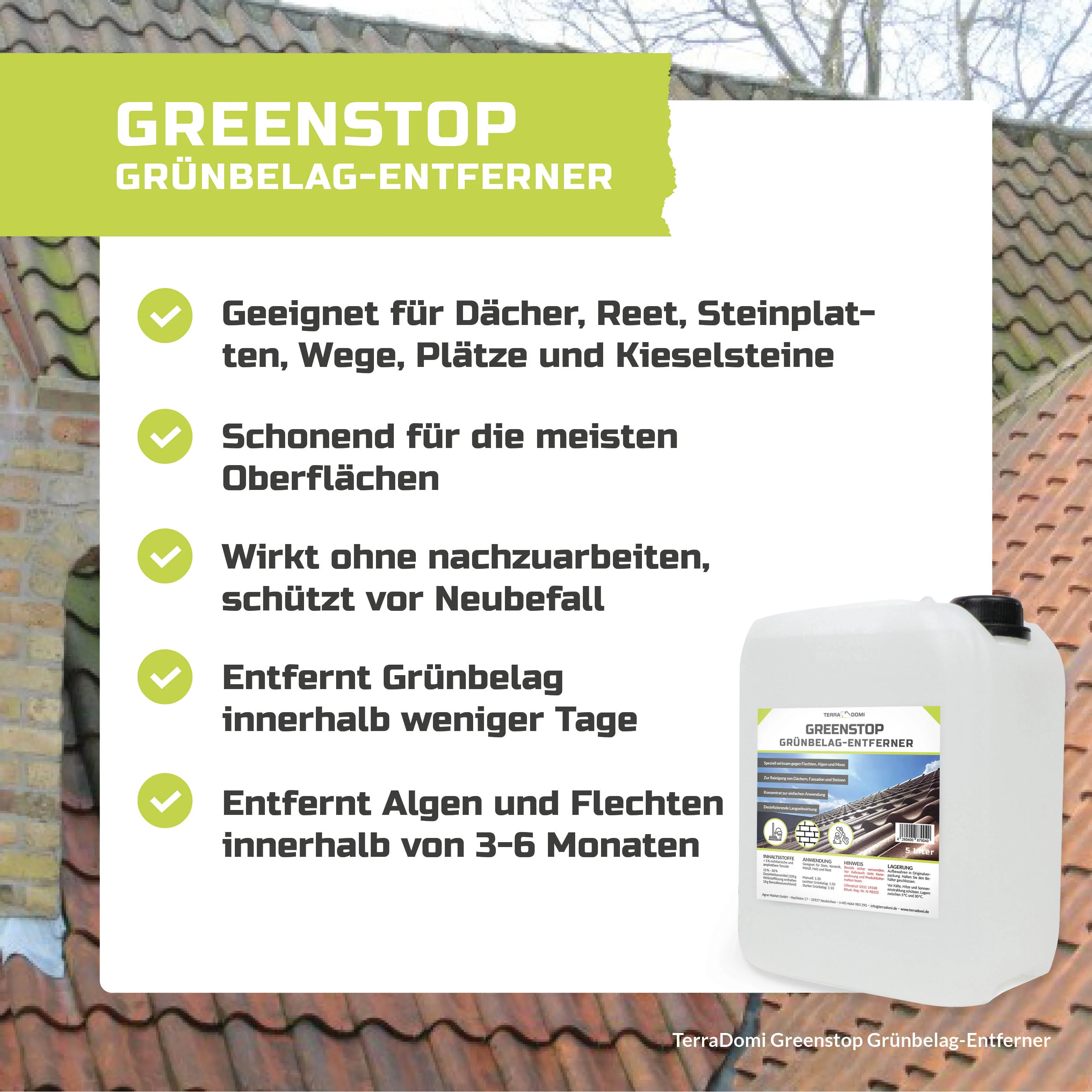 Greenstop Grünbelagentferner für den Außenbereich - Image 8